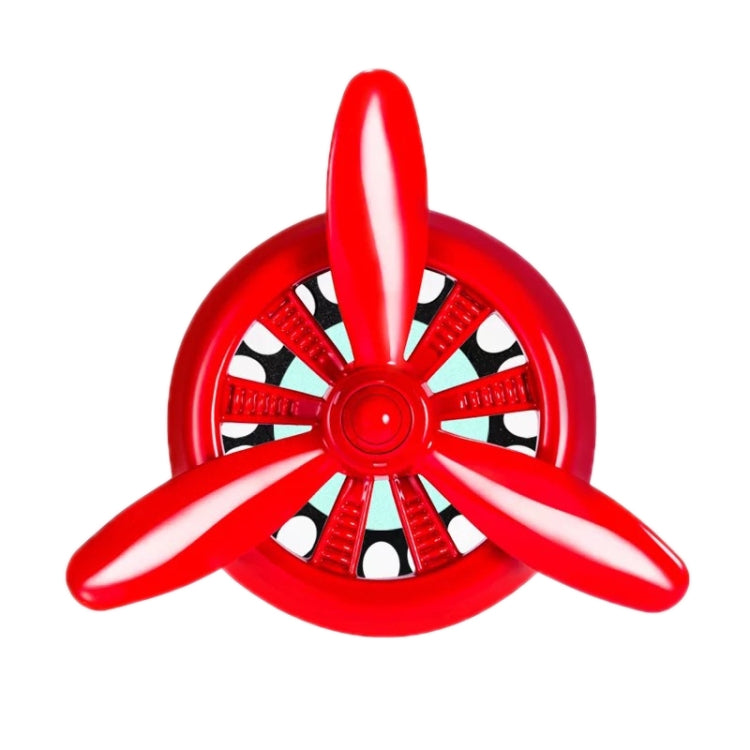 Car Air Outlet Perfume Aromatherapy Swivel Fan, Black Without Light, Silver Without Light, Red Without Light