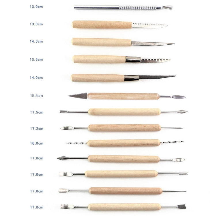 Pottery Clay Carving Knife Tools Clay Sculpting Tools Set, 36 PCS/Set