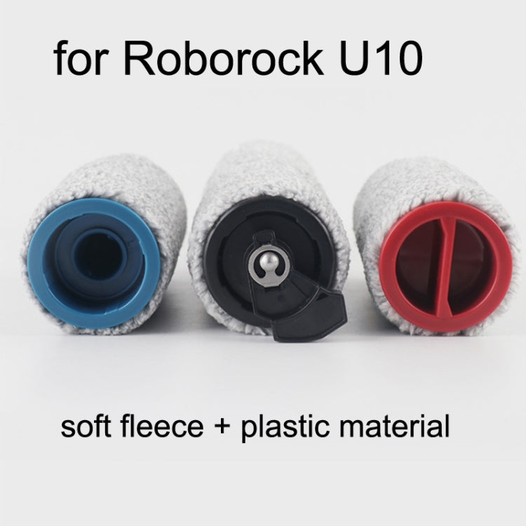For Roborock U10 3 In 1 Sweeping Robot Roller Brush Accessories, 3 In 1 Roller Brush