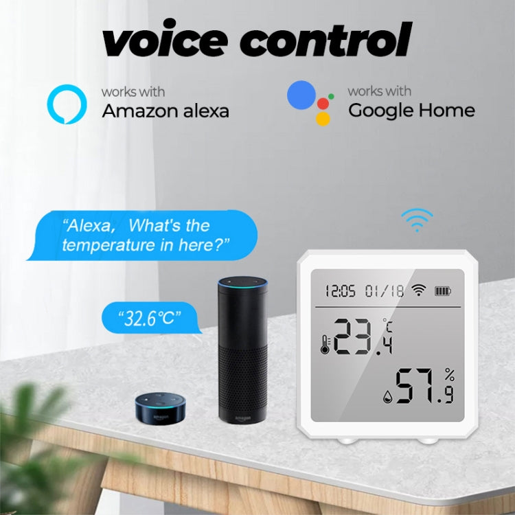 Wifi Temperature And Humidity Meter Sensor Equipment Smart Home Graffiti APP Temperature And Humidity Sensor