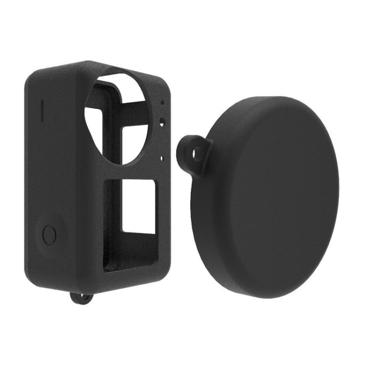 غطاء حماية سيليكون لعدسة DJI Osmo Action 3، سيليكون (أسود)، سيليكون (أحمر)، سيليكون (أزرق)