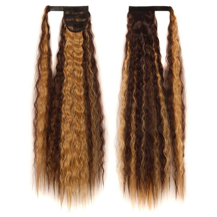 MST8568 Invisible Adhesive Bandage Wigs Corn Perm Long Ponytail Wigs, 1, 1BMBUG, 2, 4, 4H27, 4M30, 6H613, 12, 12H24, 18H613, 24m613, 27H613, 60, 99j, 1001A