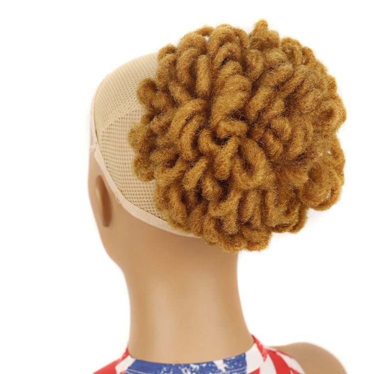 LSFBZB Drawstring Dreadlocks Wig Caterpillar Dreadlock Shaggy Hair Bun, Spec:, 1B, 2, 1BH27, 1BHBUG, 4H27H30, 99JHBUGH, 27, 30, 27H613, 613