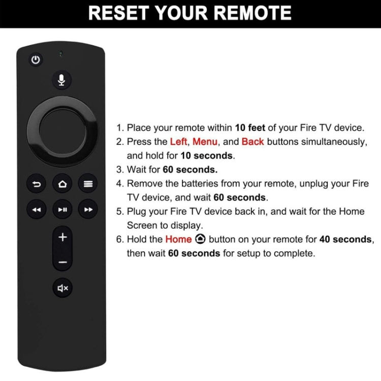 جهاز تحكم عن بعد صوتي بتقنية البلوتوث لجهاز Amazon Fire TV Stick L5B83H، لجهاز Amazon Fire TV Stick L5B83H