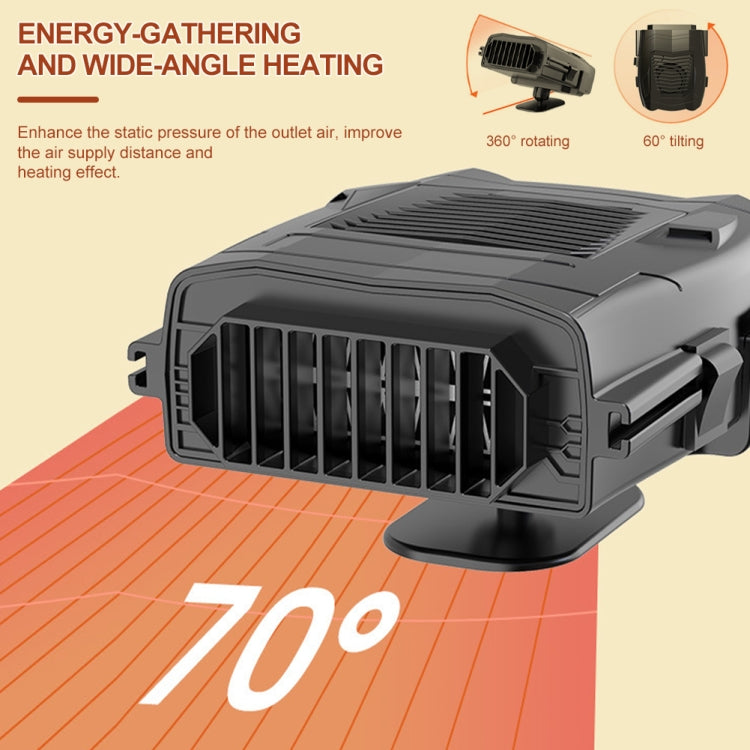 Car 12V Heater Defrost Snow Defogger, Black Heater, Yellow Heater, Black Dual Use, Yellow Dual Use