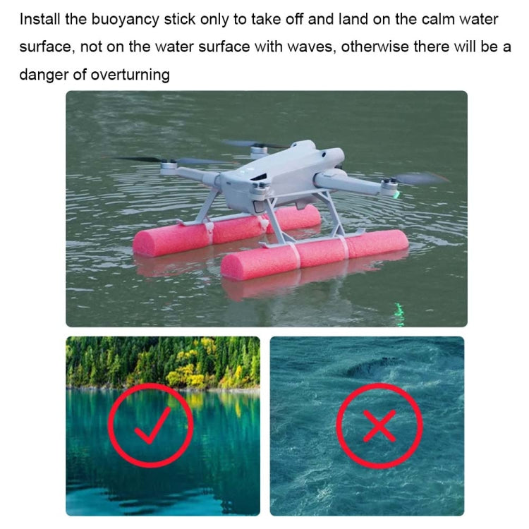 قضيب طفو CQT 913492 لمعدات هبوط الطائرات بدون طيار المرتفعة، مناسب لـ DJI Mini 3 Pro
