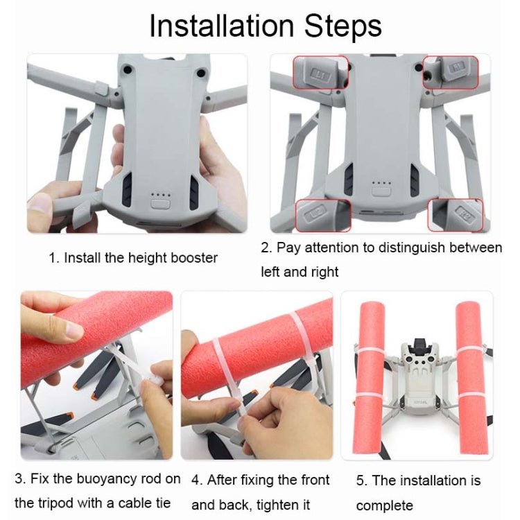 قضيب طفو CQT 913492 لمعدات هبوط الطائرات بدون طيار المرتفعة، مناسب لـ DJI Mini 3 Pro