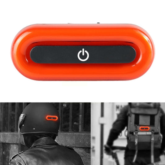 Helmet Blaster Warning Light Bicycle LED Rechargeable Tail Light, Black