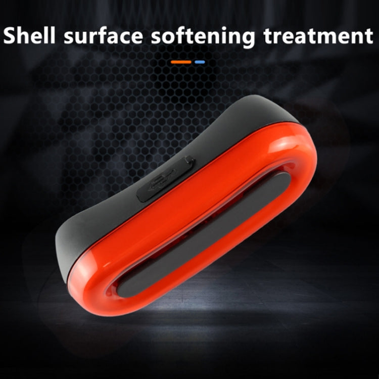 Helmet Blaster Warning Light Bicycle LED Rechargeable Tail Light, Black