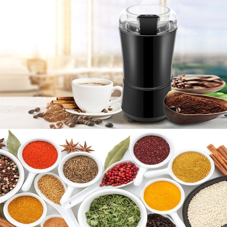 M150A Stainless Steel Electric Mini Coffee Grinder Grain Bean Grinding Machine, Spec:, US Plug (Purple), US Plug (Black), US Plug (White), EU Plug (White), EU Plug (Purple), UK Plug (White), UK Plug (Black), UK Plug (Purple)