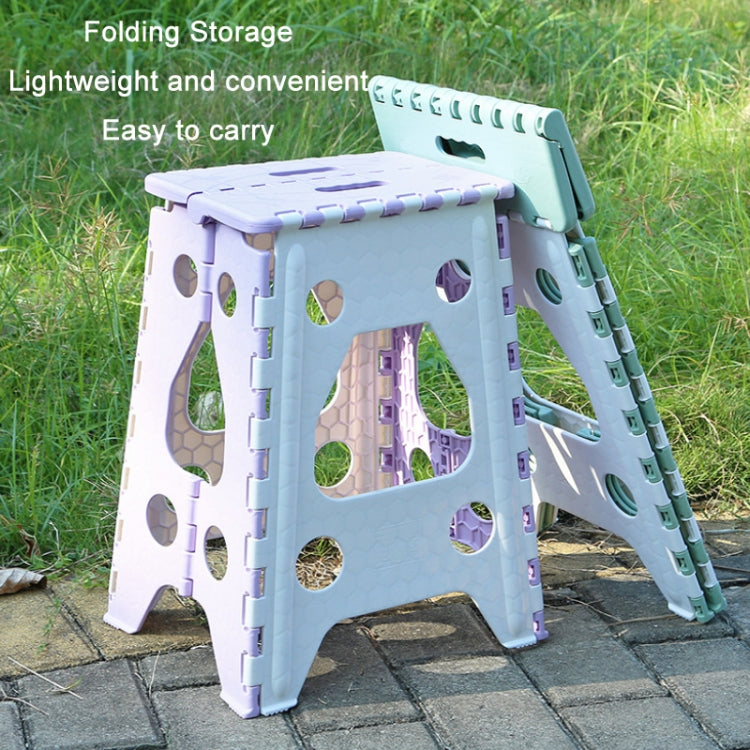 Convenient Folding Home Outdoor Thickened Portable Stool, Green Small, Green Medium, Green Large, Violet Small, Violet Medium, Violet Large