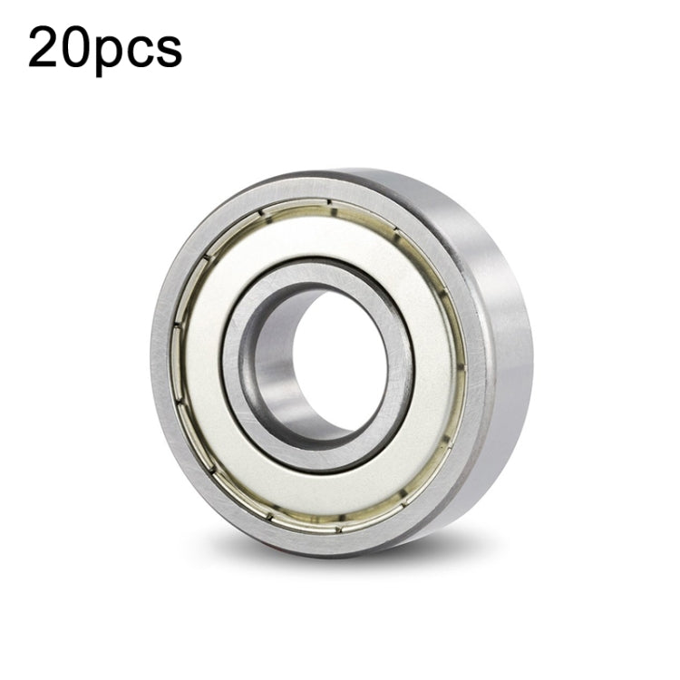 20pcs Miniature Bearings Silent Deep Groove Ball Bearings, 604zz, 605zz, 606zz, 607zz, 608zz, 609zz, 6000zz, 6001zz, 6002zz