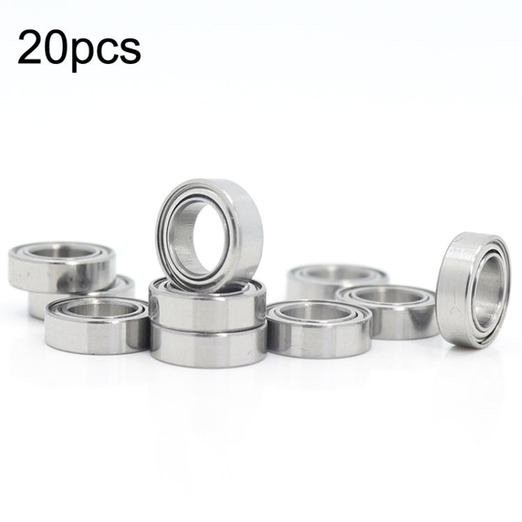 MR106ZZ 20pcs 6x10x3mm Miniature Deep Groove Ball Bearing, Style:, MR106ZZ Low Speed, MR106ZZ High Speed