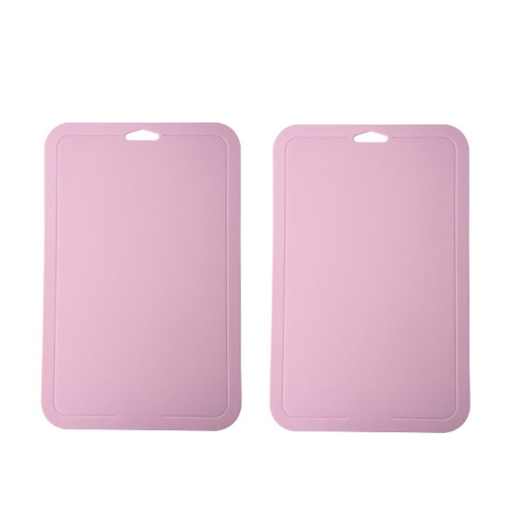 2pcs Baby Auxiliary Cutting Board Fruit and Vegetable Cutting Plastic Board, 2pcs Pink, 2pcs Blue, 2pcs Green