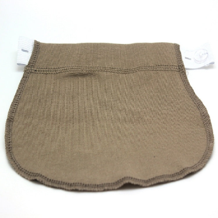Pregnant Women May Be Adjusted To Change The Waistband Elastic Waistband Extended Buckle, Black, Khaki