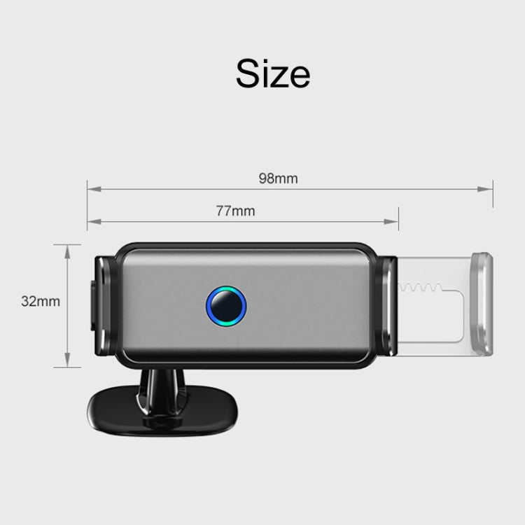 Car Air Outlet Smart Navigation Electric Mobile Phone Holder, 660 Black, 660 Gray, 661 Clamping, 661 Paste
