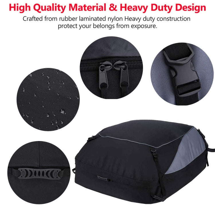 600D Oxford Cloth Car Luggage Bag Outdoor SUV Foldable Roof Bag, S: 105 × 90 × 45cm, M: 130 × 100 × 45cm, L: 160 x 110 x 45cm