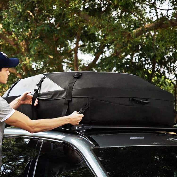 600D Oxford Cloth Car Luggage Bag Outdoor SUV Foldable Roof Bag, S: 105 × 90 × 45cm, M: 130 × 100 × 45cm, L: 160 x 110 x 45cm