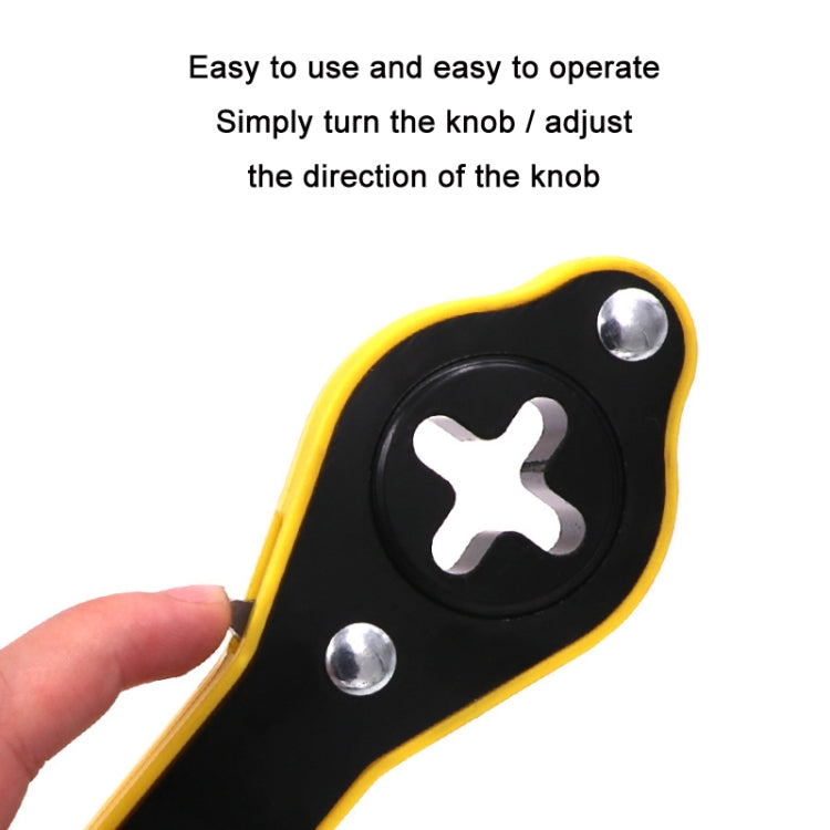 Car Tire Change Jack Multifunctional Labor-saving Wrench, Shake Handle With Conversion Head