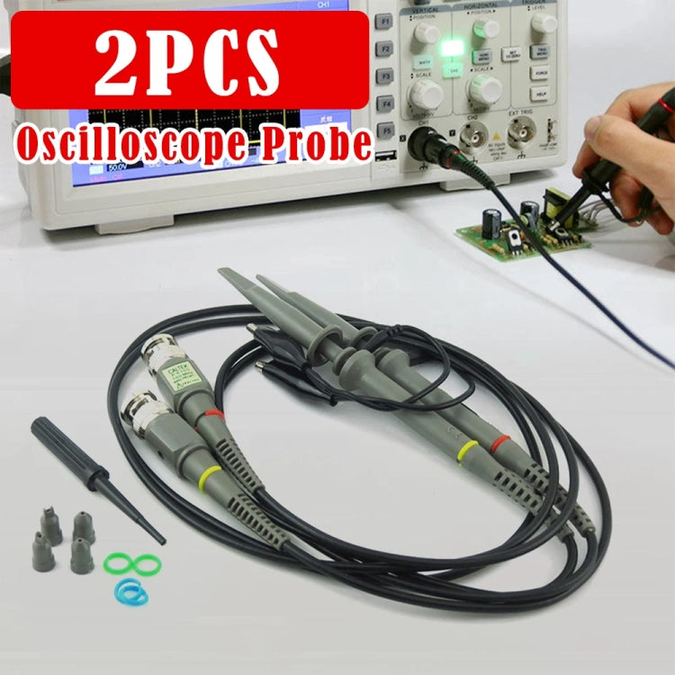 قطعتان من مسبار راسم الذبذبات P6100 DC-100MHz موصلات BNC ومشبك المنظار، P6100