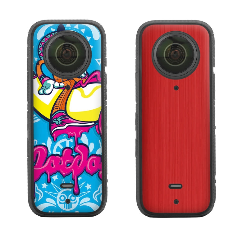 ملصقات فيلم حماية من مادة البولي فينيل كلوريد من Sunnylife IST-TZ485 لكاميرا DJI Insta360 X3 البانورامية