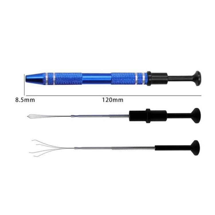 2pcs IC Chip Picker Electronic Component Parts Picker Capacitor IC Grabber Clips, 2pcs Blue, 2pcs Black, 2pcs Gold, 2pcs Silver, 2pcs Red, 2pcs Dark Brown