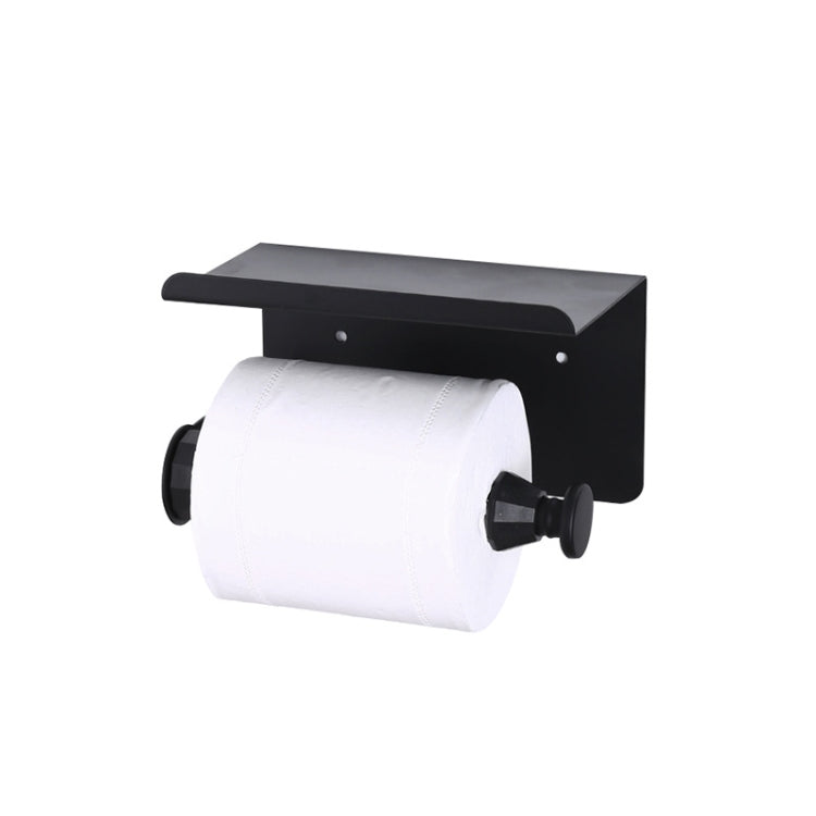 Stainless Steel Damping Paper Towel Holder Punch-free Roll Paper Storage Rack, Style 2