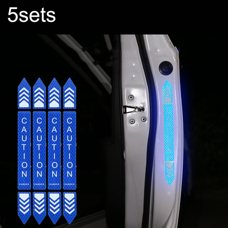 5sets Car Opening Door Anti-Collision Safety Warning Reflector, 5sets Fluorescent Green, 5sets Diamond White, 5sets Diamond Red, 5sets Diamond Blue, 5sets Diamond Yellow