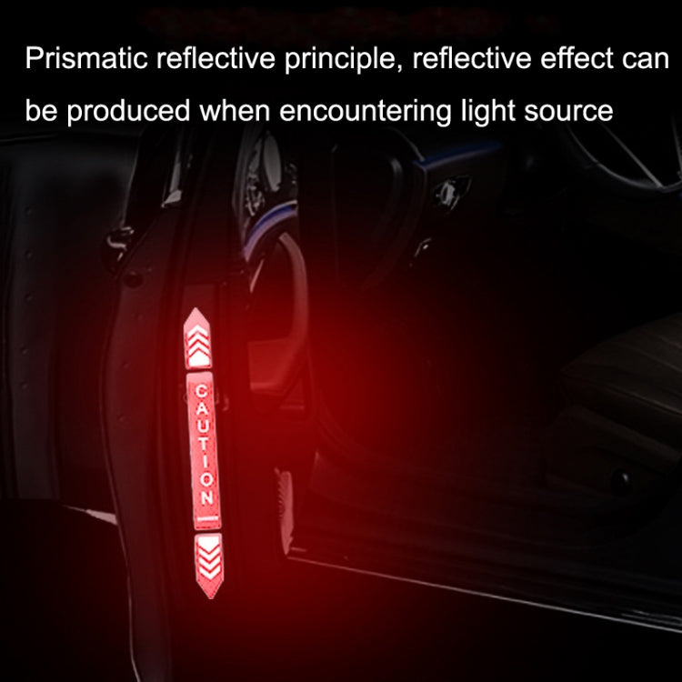 5sets Car Opening Door Anti-Collision Safety Warning Reflector, 5sets Fluorescent Green, 5sets Diamond White, 5sets Diamond Red, 5sets Diamond Blue, 5sets Diamond Yellow