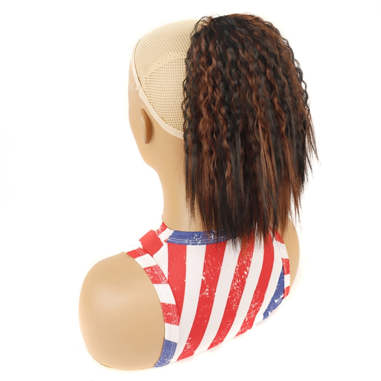 LS868 Drawstring Fixed Corn Perm Curly Wig Fluffy Short Ponytail Wigs, 1B, 1BH27, 1BH30, 1BH33, 1BH613, 1BHBlue2, 1BHBug, 1BT27, 1BT30, 1BTBlue2, 1BTBug, 2, 4, 4H27, 16, 27, 27H613, 30, 33, 2312, Blue2, Bug, 73C