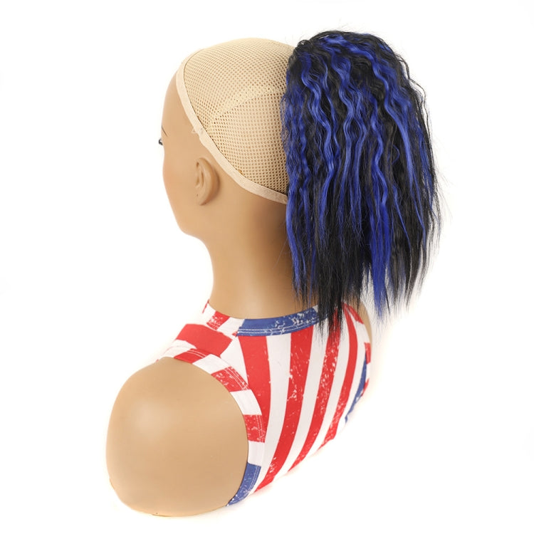 LS868 Drawstring Fixed Corn Perm Curly Wig Fluffy Short Ponytail Wigs, 1B, 1BH27, 1BH30, 1BH33, 1BH613, 1BHBlue2, 1BHBug, 1BT27, 1BT30, 1BTBlue2, 1BTBug, 2, 4, 4H27, 16, 27, 27H613, 30, 33, 2312, Blue2, Bug, 73C