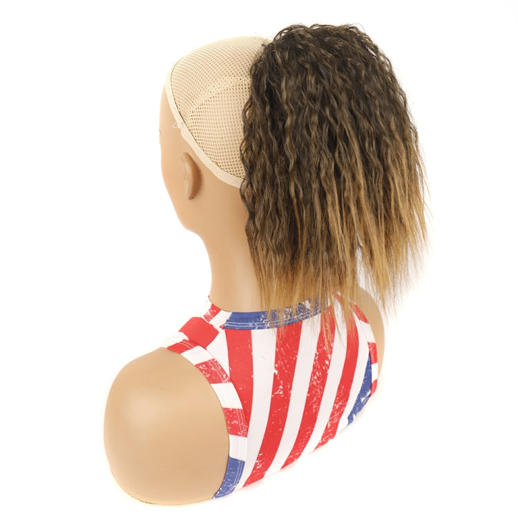 LS868 Drawstring Fixed Corn Perm Curly Wig Fluffy Short Ponytail Wigs, 1B, 1BH27, 1BH30, 1BH33, 1BH613, 1BHBlue2, 1BHBug, 1BT27, 1BT30, 1BTBlue2, 1BTBug, 2, 4, 4H27, 16, 27, 27H613, 30, 33, 2312, Blue2, Bug, 73C