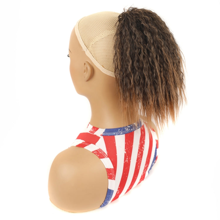 LS868 Drawstring Fixed Corn Perm Curly Wig Fluffy Short Ponytail Wigs, 1B, 1BH27, 1BH30, 1BH33, 1BH613, 1BHBlue2, 1BHBug, 1BT27, 1BT30, 1BTBlue2, 1BTBug, 2, 4, 4H27, 16, 27, 27H613, 30, 33, 2312, Blue2, Bug, 73C