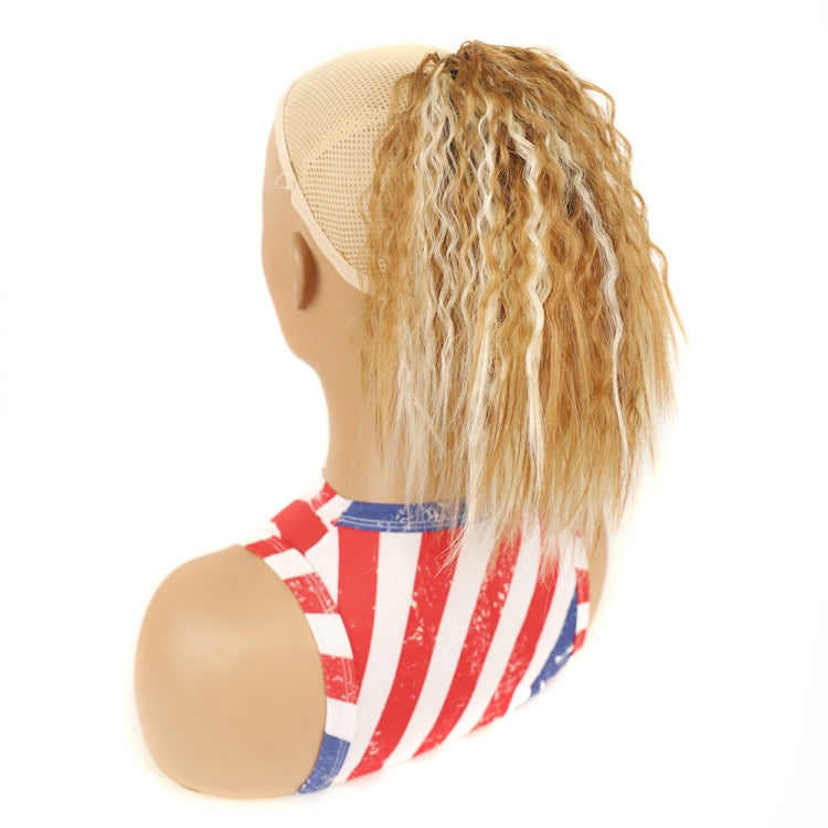 LS868 Drawstring Fixed Corn Perm Curly Wig Fluffy Short Ponytail Wigs, 1B, 1BH27, 1BH30, 1BH33, 1BH613, 1BHBlue2, 1BHBug, 1BT27, 1BT30, 1BTBlue2, 1BTBug, 2, 4, 4H27, 16, 27, 27H613, 30, 33, 2312, Blue2, Bug, 73C