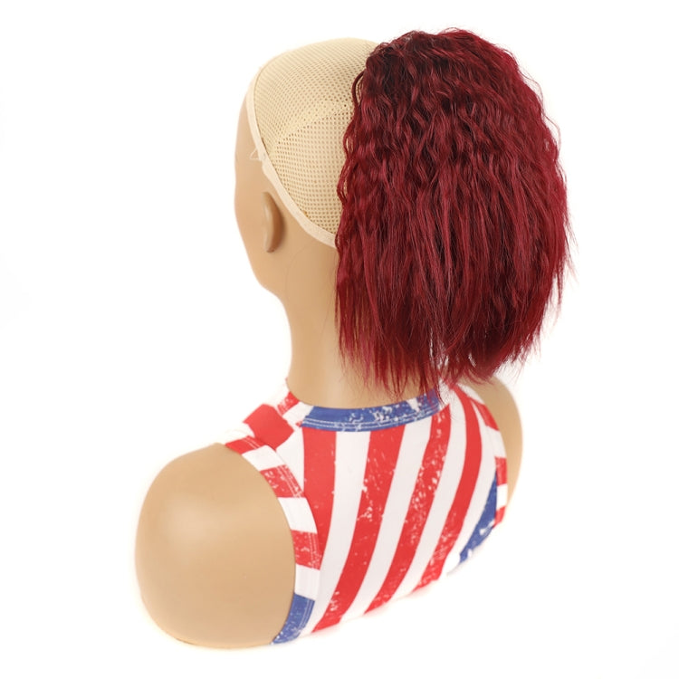 LS868 Drawstring Fixed Corn Perm Curly Wig Fluffy Short Ponytail Wigs, 1B, 1BH27, 1BH30, 1BH33, 1BH613, 1BHBlue2, 1BHBug, 1BT27, 1BT30, 1BTBlue2, 1BTBug, 2, 4, 4H27, 16, 27, 27H613, 30, 33, 2312, Blue2, Bug, 73C
