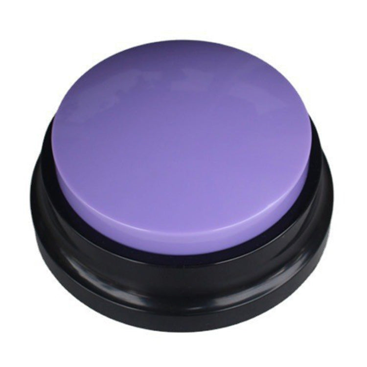Pet Communication Button Dog Vocal Box Recording Vocalizer, Style: Recording Model, Rose Red, Pink, Yellow, Lake Blue, White, Dark Blue, Light Blue, Green, Purple, Red, Orange
