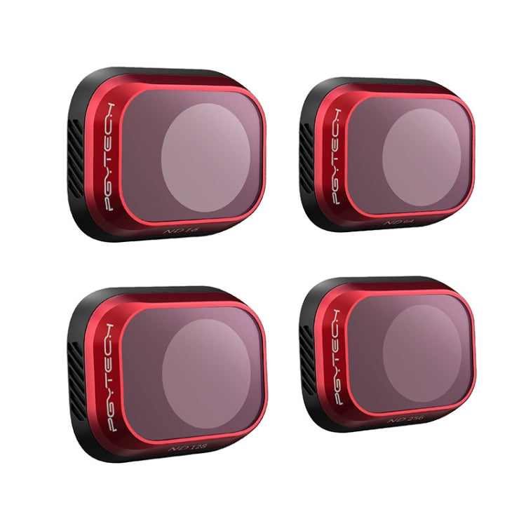 فلتر طائرة بدون طيار من سبائك الألومنيوم PGYTECH لـ DJI Mini 3، المواصفات: UV، CPL، ND 16/64/128/256، CPL+NDPL 16/64/128/256