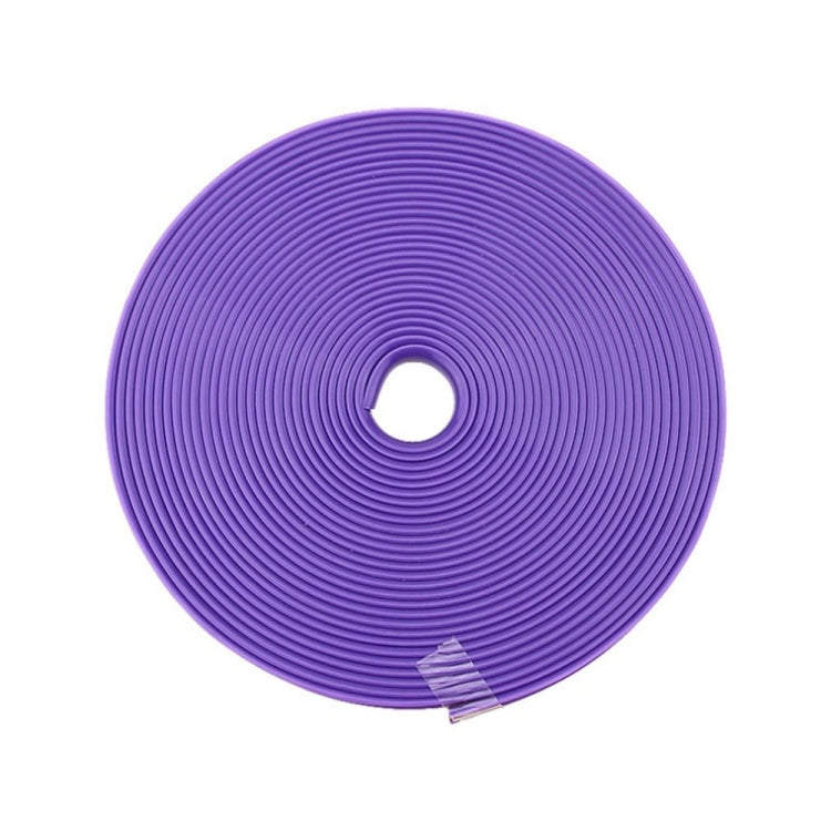 8m/roll Car Wheel General Sticker Modified Protection Sticker Anti-collision Strip, 1roll Green, 1roll Orange, 1roll Gray, 1roll White, 1roll Black, 1roll Red, 1roll Yellow, 1roll Pink, 1roll Purple, 1roll Blue