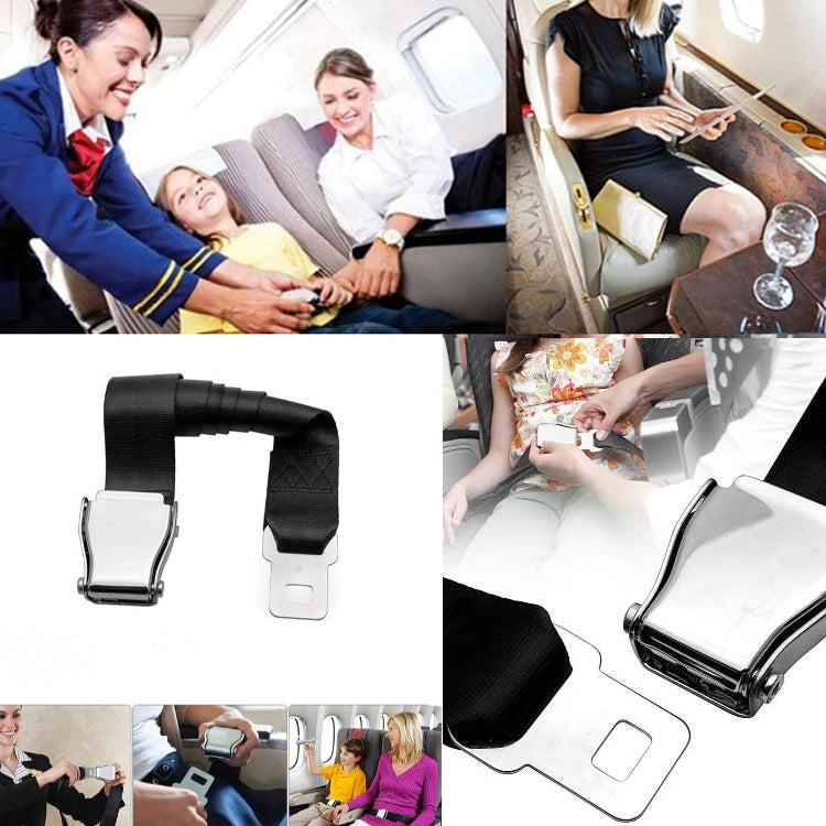 Two Point Aircraft Buckle Adjustable Seat Belt Extended Band, Aircraft Buckle Seat Belt(Black), Aircraft Buckle Seat Belt(Gray)