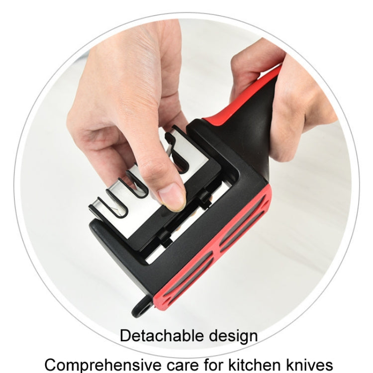 Kitchen Multifunctional Hangable Multi-segment Handheld Knife Sharpener, Specification: 3 Stage, 3 Stage, 4 Stage