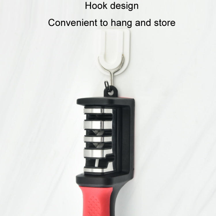 Kitchen Multifunctional Hangable Multi-segment Handheld Knife Sharpener, Specification: 3 Stage, 3 Stage, 4 Stage