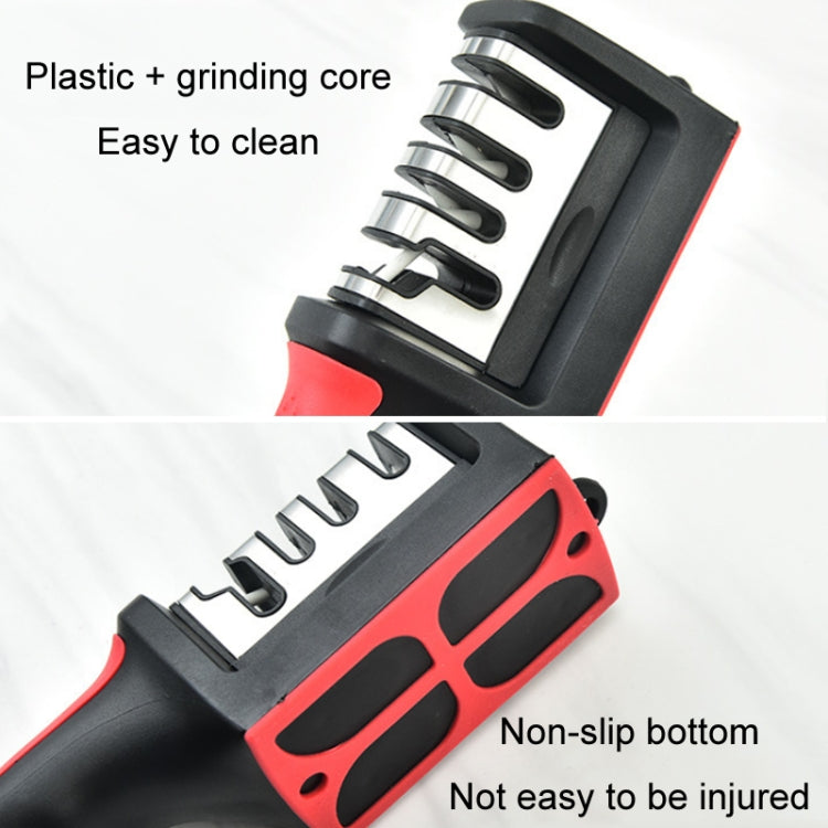 Kitchen Multifunctional Hangable Multi-segment Handheld Knife Sharpener, Specification: 3 Stage, 3 Stage, 4 Stage