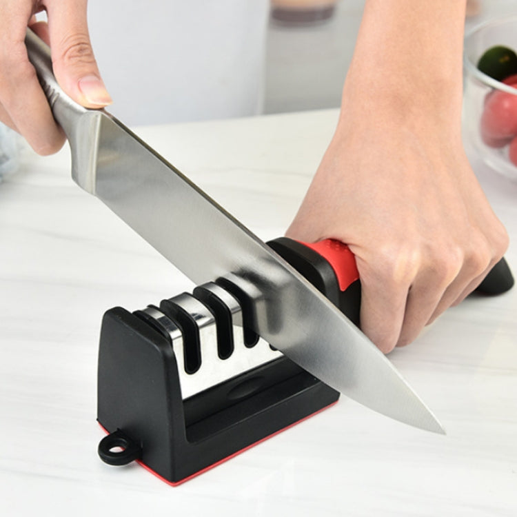 Kitchen Multifunctional Hangable Multi-segment Handheld Knife Sharpener, Specification: 3 Stage, 3 Stage, 4 Stage