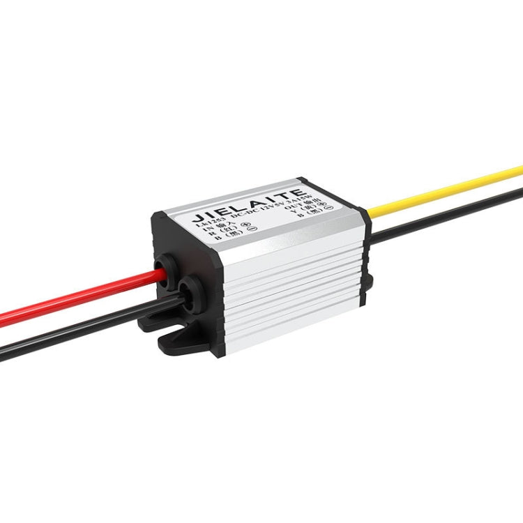 JIELAITE LK1253 15W Aluminum Alloy Intelligent Protection Waterproof Car Power Converter, 12V to 3V/3A, 12V to 3.3V/3A, 12V to 3.7V/3A, 12V to 4.2V/3A, 12V to 5V/3A, 12V to 6V/3A, 12V to 7.5V/3A, 12V to 9V/2A