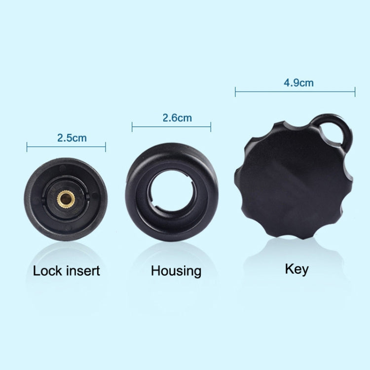 M6 Copper Nut Ant-theft Knob Motorcycle Mobile Phone Navigation Bracket Ant-theft Accessories, Ant-theft Knob
