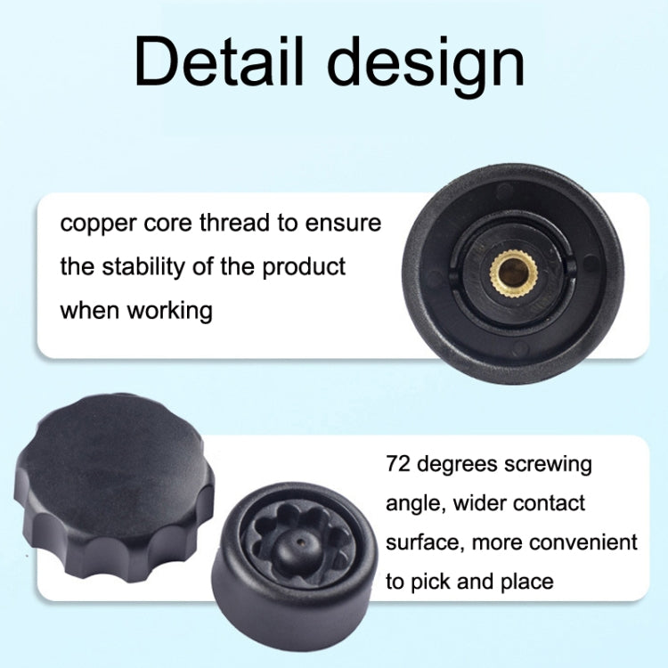 M6 Copper Nut Ant-theft Knob Motorcycle Mobile Phone Navigation Bracket Ant-theft Accessories, Ant-theft Knob