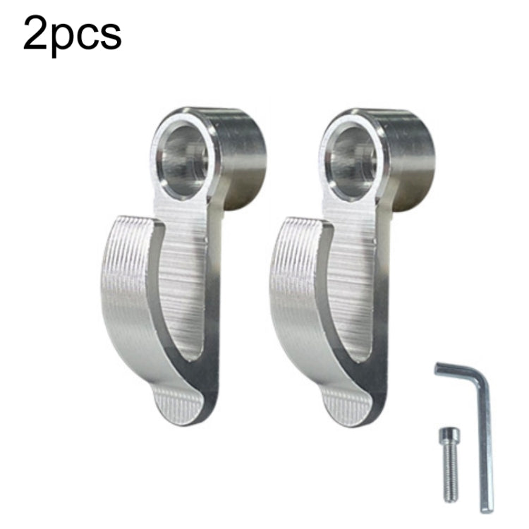 2pcs Motorcycle Modified Helmet Hook Scooter Side Storage Hook, Black, Red, Blue, Gold, Silver