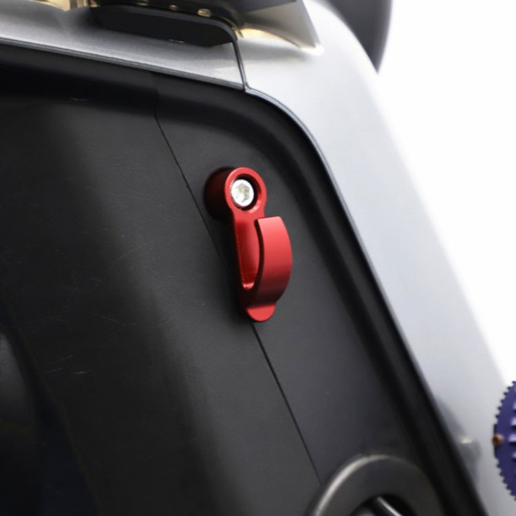 2pcs Motorcycle Modified Helmet Hook Scooter Side Storage Hook, Black, Red, Blue, Gold, Silver