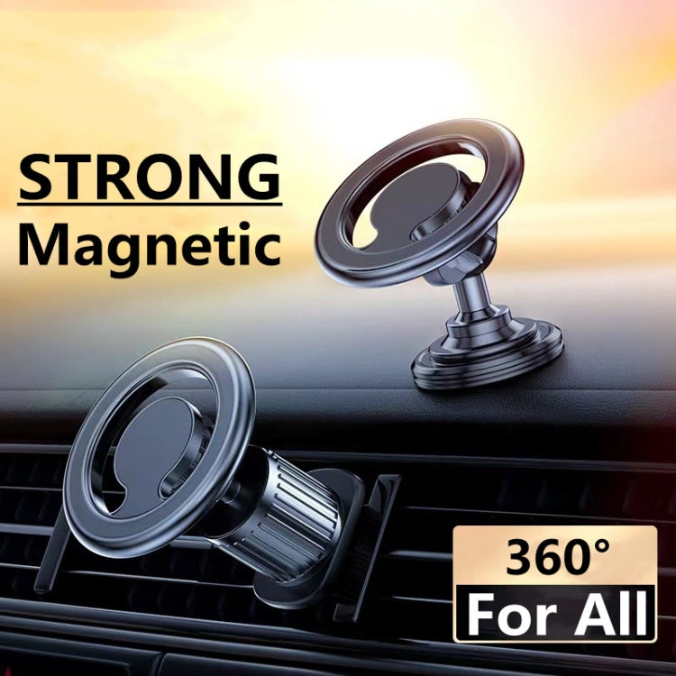 D19 Car Magnetic Mobile Phone Holder Rotatable Metal Navigation Bracket, Spec:, D19 Air Outlet (Black), D19 Seat (Black), D19 Seat (Silver), D19 Sticker (Black), D19 Sticker (Silver), D19 Air Outlet (Silver), D19 Extended (Black), D19 Extended (Silver)