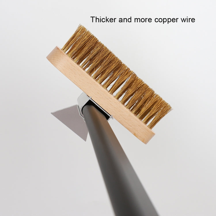 Thickened Oven Brush Home Transfer Shovel Oven Brush, 40cm Alloy Handle